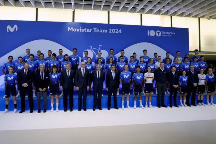 Das Team von Movistar für 2024