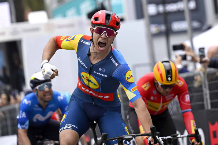 Jonathan Milan war zuletzt bei Tirreno-Adriatico bärenstark