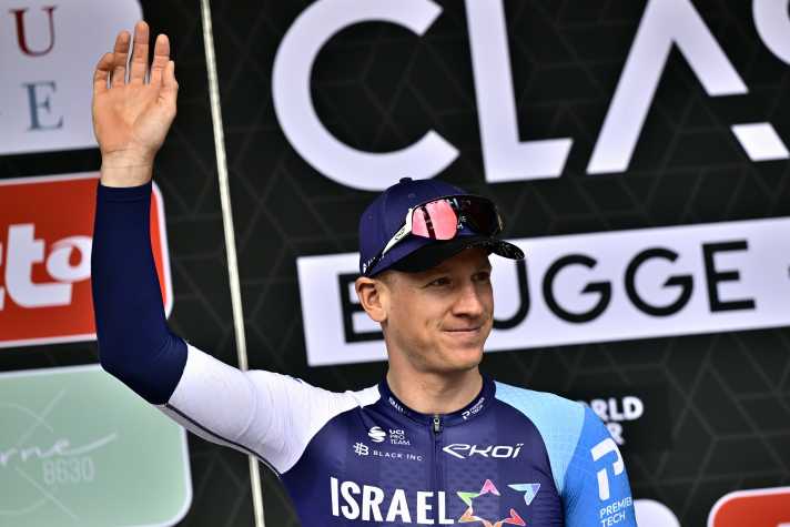 Pascal Ackermann makes his tour debut at Israel-Premier Tech.