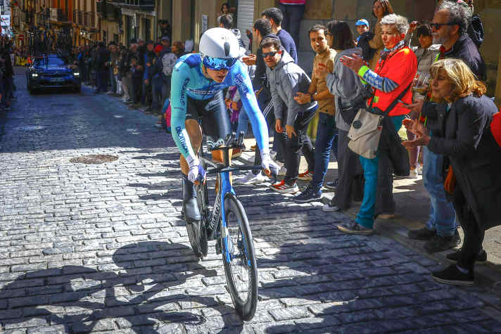 With his team Decathlon AG2R La Mondiale, Felix Gall worked primarily on his time trial skills for the upcoming Tour de France.