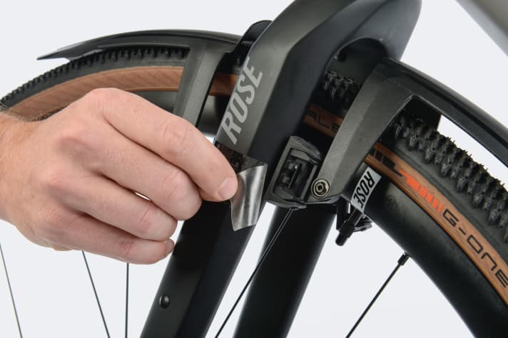 Small protective films prevent scratches on sensitive paintwork