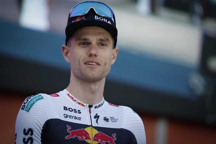 Finn Fisher-Black ist der Hoffnungsträger für das Team Red Bull - BORA - hansgrohe bei der Tour Down Under