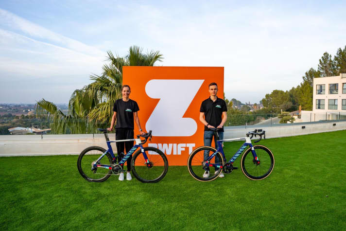 Zwift Academy 2023: Beide Gewinner sind seit Januar Teil ihrer neuen Teams.