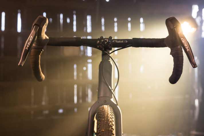 The cockpit on Shimano's Di2 is wireless.