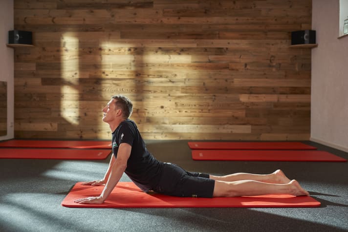 Stretching exercise for hip flexors