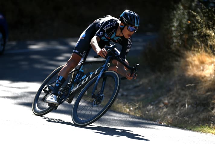 Marco Brenner contested his first Grand Tour at the Tour of Spain