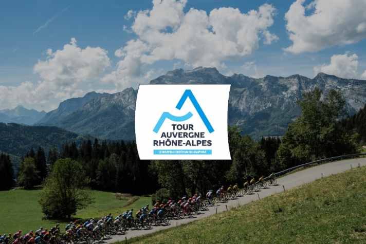 The new logo of the Tour Auvergne-Rhône-Alpes