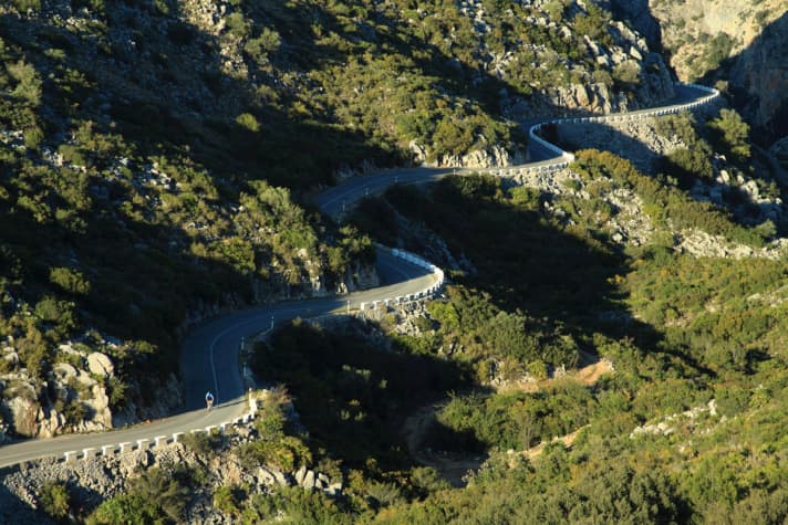 Faire du vélo de course sur la Costa Blanca