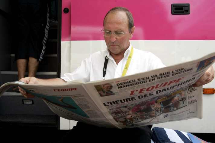 Walter Godefroot, ici lors du Tour de France 2005