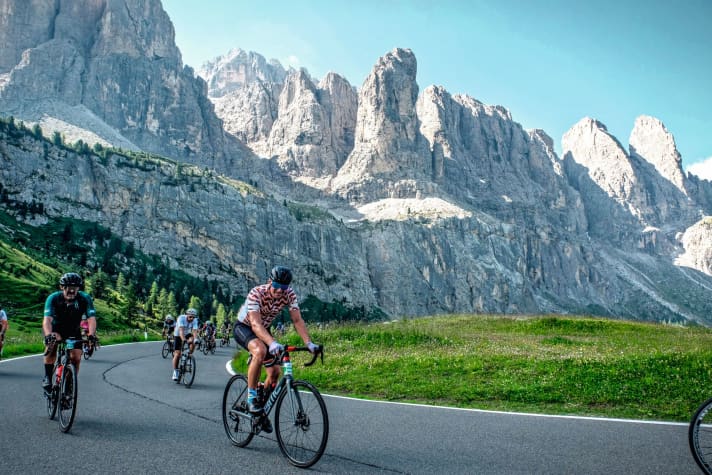 Joe's bike, a BMC Teammachine, has already proven itself at the 2022 Dolomites Marathon