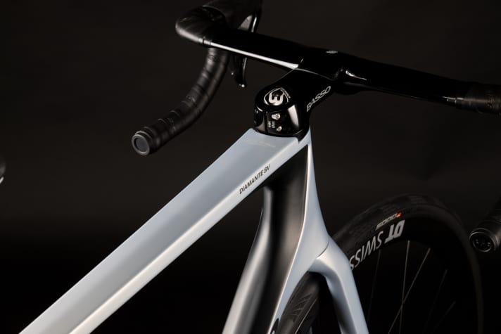   Almost as one piece: the handlebar unit of the Basso Diamante SV 2021.