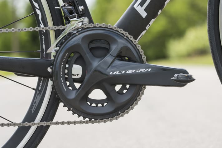 Gutes Preis-Leistungs-Verhältnis: Mit Shimanos Ultegra (hier Modellversion R8000) liegt man selten daneben.