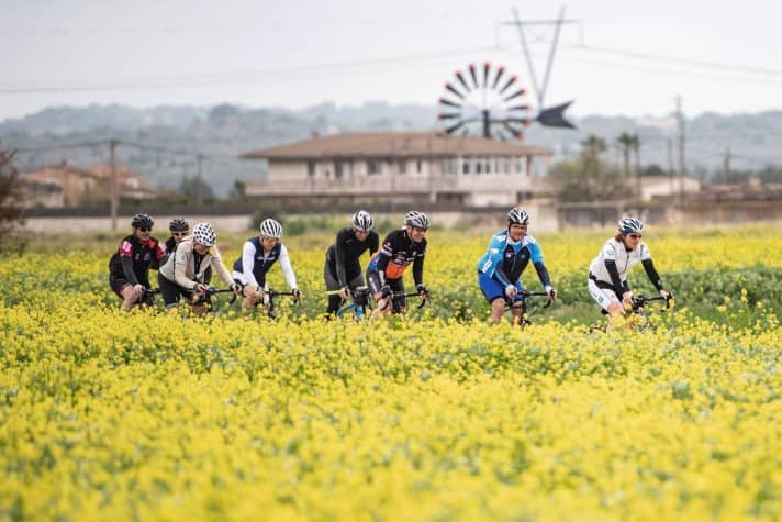 Camp d'entraînement de vélo de course