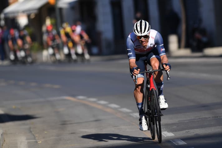 Jasper Stuyven (Belgien, Team Trek - Segafredo bei der 112. Auflage von Milano-Sanremo 2021