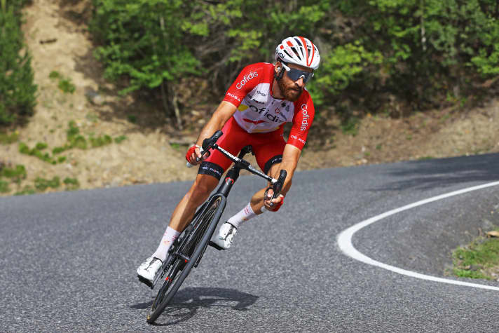 Simon Geschke is an exception in the professional peleton: he eats a vegan diet