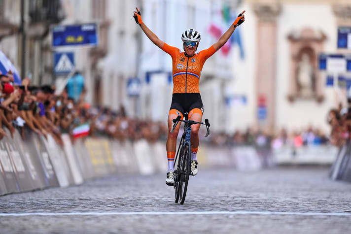 Ellen Van Dijk became European champion in the women's road race in 2021