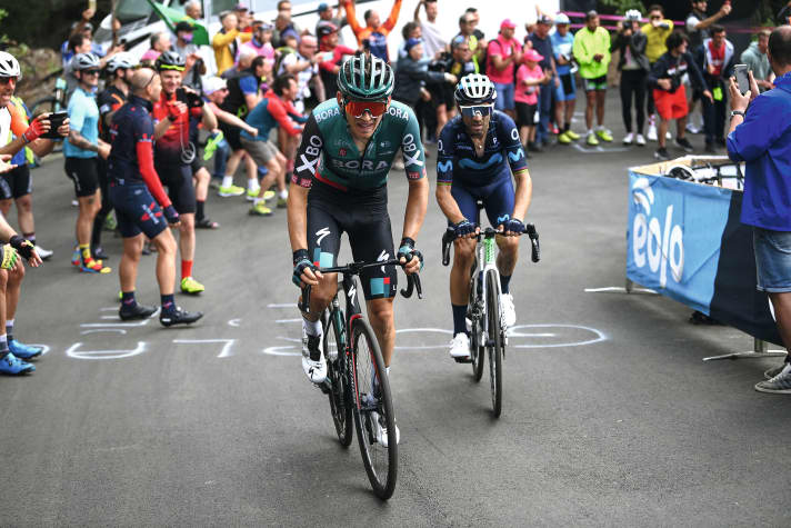 Valverde doit finalement laisser partir Kämna à la fin de la 16ème étape du Giro 2022
