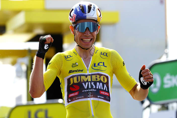 Auf der 4. Etappe feierte Wout van Aert seinen ersten Etappensieg bei der Tour de France 2022