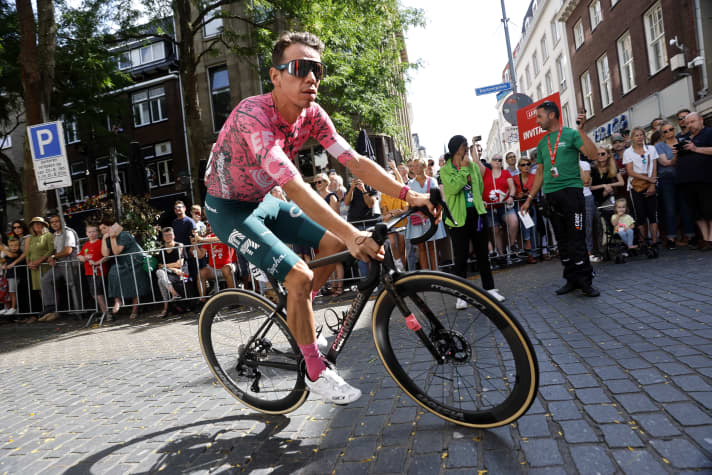 Rigoberto Uran at the Vuelta