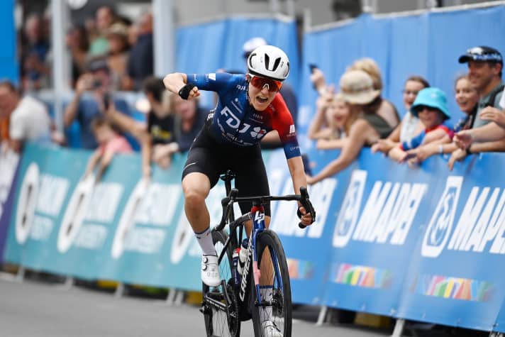 Loes Adegeest won the Cadel Evans Great Ocean Race in January