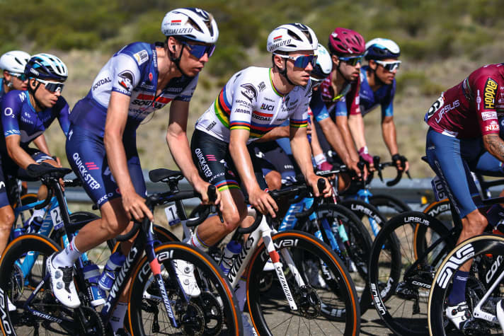 Jan Hirt (left) is to support Remco Evenepoel in the mountains with immediate effect