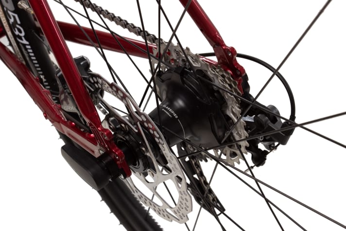 Poison Gravelbike avec moyeu arrière Classified Powershift.