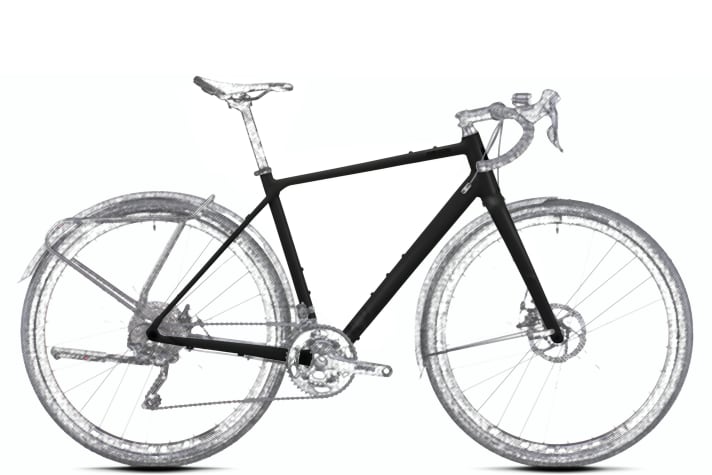 The Radon Regard 9.0 FE comes with 2x11-speed gears and is fully equipped with a hub dynamo, lighting system, pannier rack, mudguards, bell and kickstand.