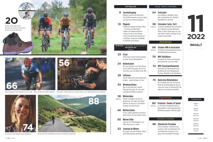 Die Themen der TOUR 11/2022 im Überblick