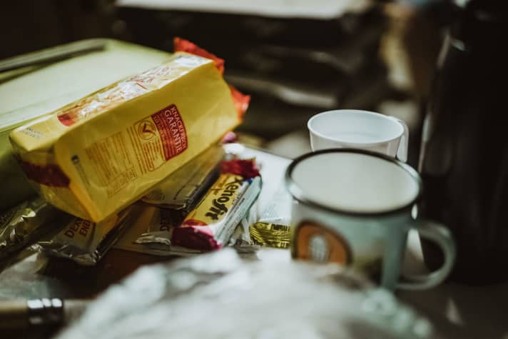 After every lap, there was a snack as a reward: jelly babies, biscuits and cake were very popular.