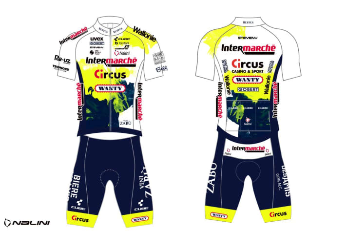 The new jersey from Intermarche-Circus-Wanty