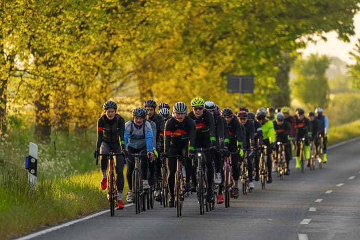 Gute Stimmung: Die Sonne und die morgendliche Ruhe auf den Straßen vertreiben die Müdigkeit schnell