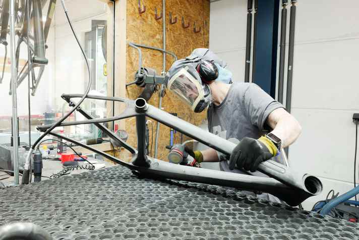 Das Bike Ahead The Superfast wird handgemacht in Deutschland. Bei Gravelbikes ist das ein Alleinstellungsmerkmal.