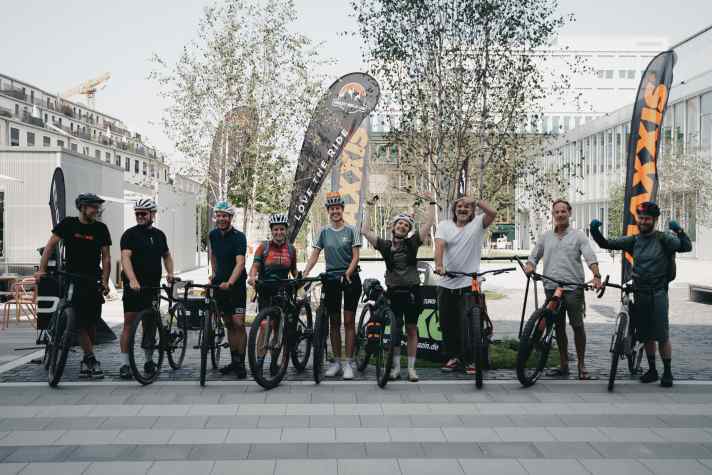 We made it! After 8 days of bikepacking with lots of great riders, plenty of hospitality and lovingly planned routes, we had reached our destination!