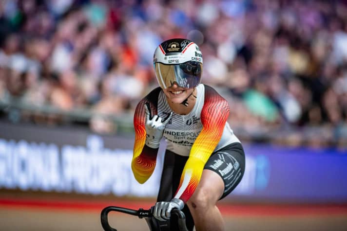 Alessa-Catriona Pröpster trumpfte in der Track Champions League auf