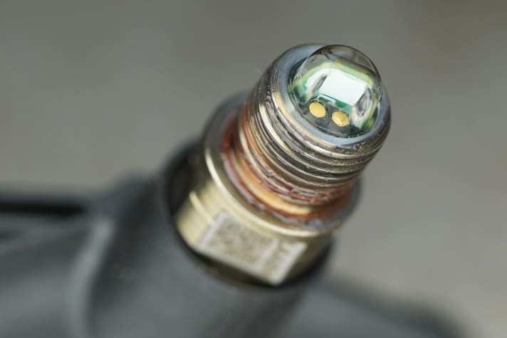 Magnetic charging port and status LED