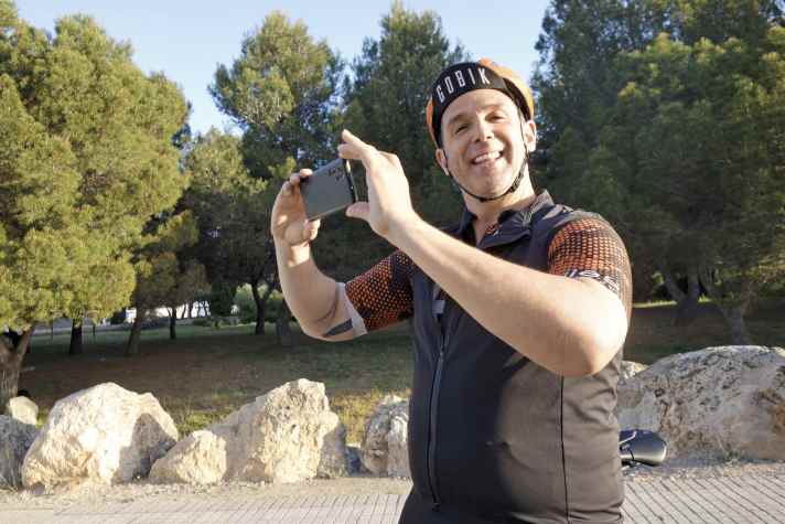 Juan Garrido Moreno, le patron du Illes Cycling Club de Marratxi, une banlieue de Palma