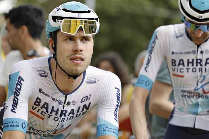 Phil Bauhaus sprinted to second place once