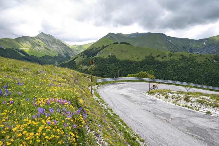 Am Valico di Santa Maria Maddalena, einem einsamen Pass unterhalb des Skigebiets am Monte Sassotetto