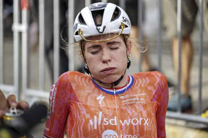 Demi Vollering roule pour FDJ-Suez en 2025