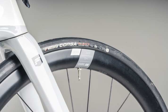 Good combination - The slightly wider Endurance rims from DT Swiss go well with the 28 mm tyres