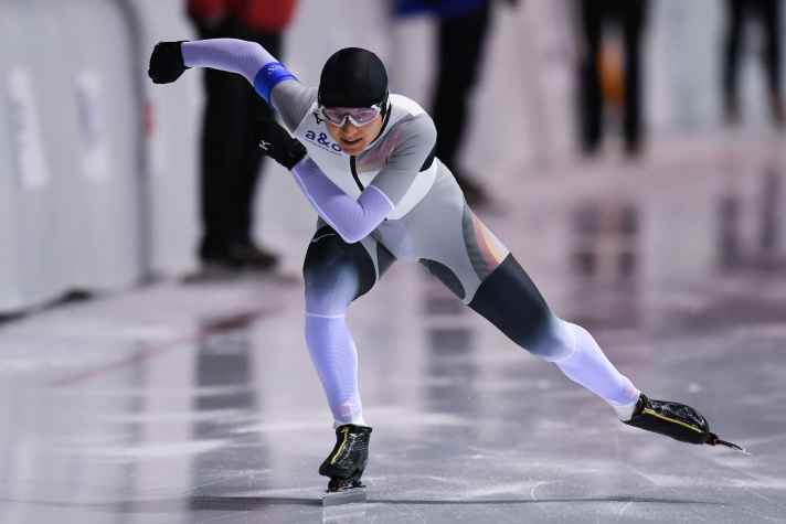 Lennart Jasch in his earlier years as a speed skater.