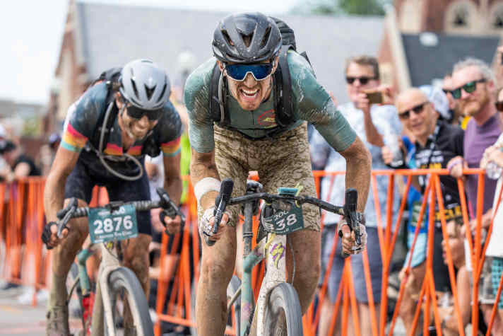 The Unbound Gravel Race is a fight to the finish line