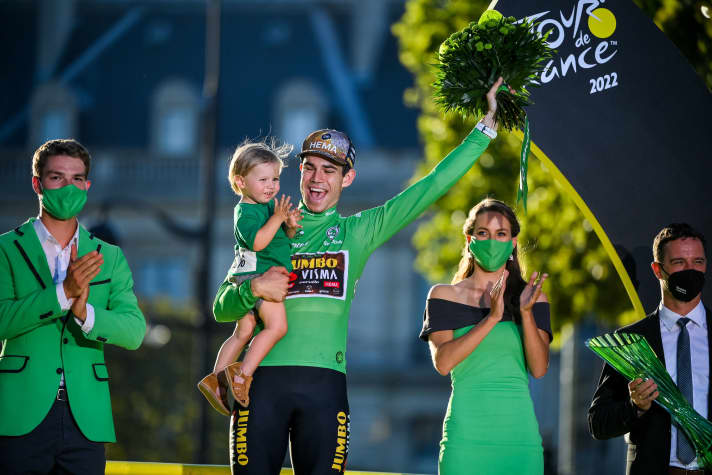 Im Jahr 2022 gewann Wout van Aert die Punktewertung bei der Tour de France