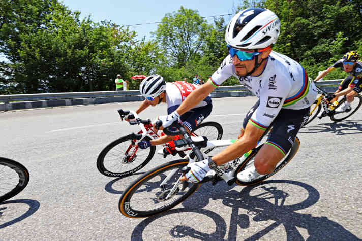 Julian Alaphilippe already wore a model from the Richard Mille brand in 2021