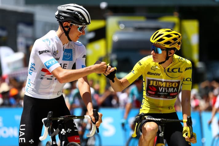 Das Duell ums Gelbe Trikot: Pogacar gegen Vingegaard