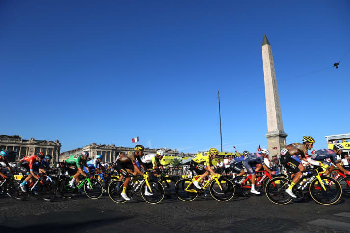 Die Tour de France in Paris