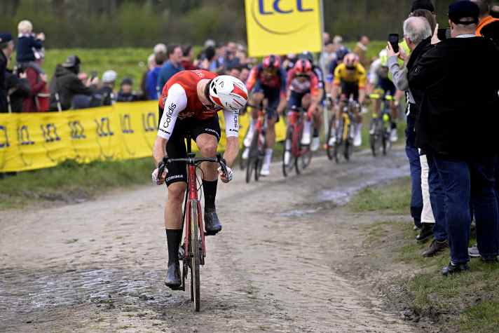 Rückblick: Max Walscheid prüfte bei Paris-Roubaix 2023 die Weltbesten, wurde am Ende Achter