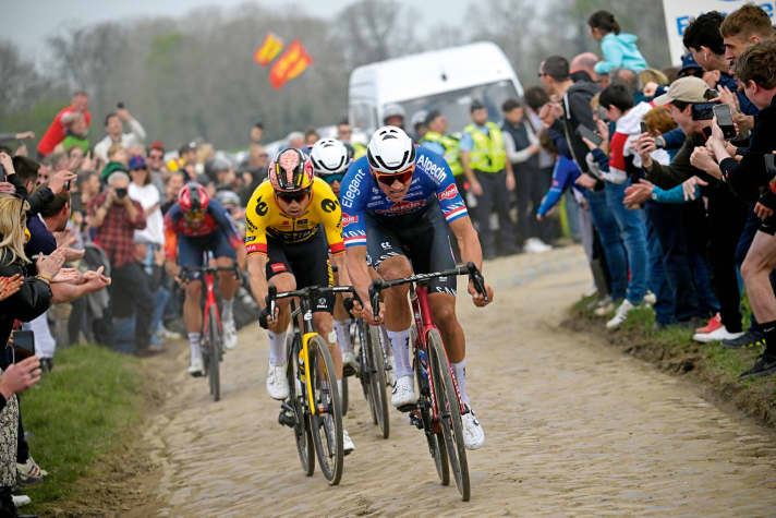 Frontmann: Mathieu van der Poel war 2023 der beste Eintagesrennfahrer.