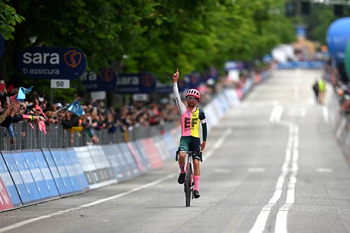 Ben Healy feierte im Jahr 2023 seinen Durchbruch und feierte für EF Education EasyPost einen Etappensieg beim Giro d’Italia und weitere Top-Platzierungen bei den Klassiker Lüttich-Bastogne-Lüttich sowie dem Amstel Gold Race
