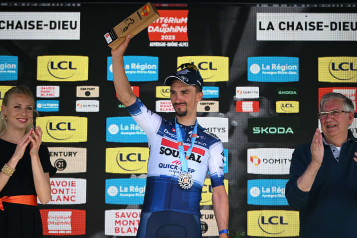 Back on the road to victory: Julian Alaphilippe